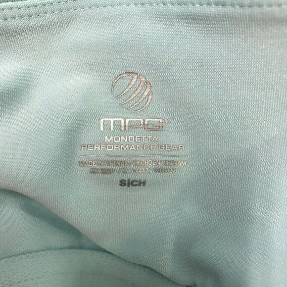 MPG Mondetta Womens Performance Gear Blue Chevron Print Racerback Athletic Dress - Picture 8 of 10